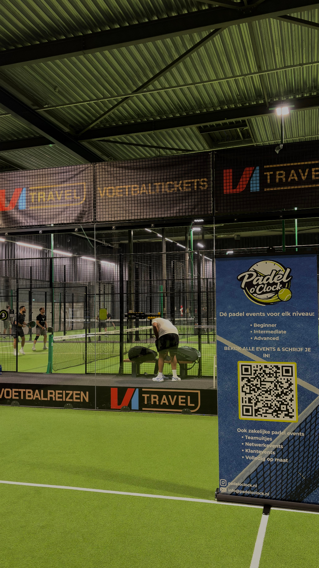 Winnaars van een Padel O’ Clock event